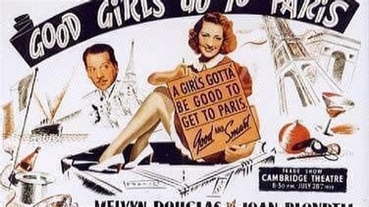 Good Girls Go to Paris (1939) Melvyn Douglas, Joan Blondell, Walter Connolly
