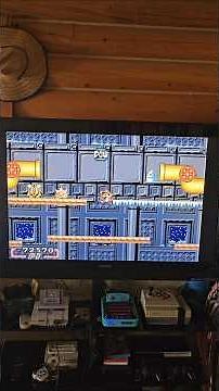 GBA on the TV Retron 5 Super Mario World 2 Fly Swatter Game Gnat Attack Game Boy Retro Gaming