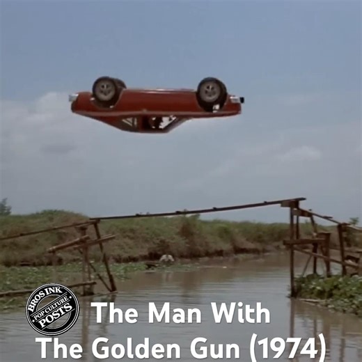 The Man With The Golden Gun Corkscrew Car Stunt - Movie Stunt