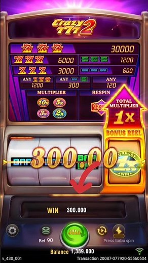 Crazy7772 Big Win Gameplay 💥 | Crazy 777 Slot Game Tricks | Jili Slot Money Coming 🔥short