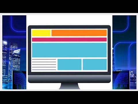 5- تابع كيفية تقسيم صفحة الويب الى راس ويمين وشمال بلغة html و css.