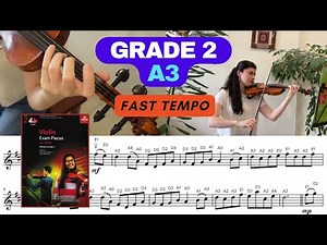 Grade 2 - A3: "Ecossaise in G" by Beethoven ABRSM Violin 2024 | Fast (♩= 88) with Sheet Music