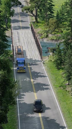 Realistic Highway Car Crashes #313