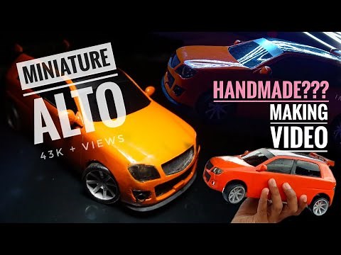 Miniature car making | ALTO CAR (k10) using foam sheet