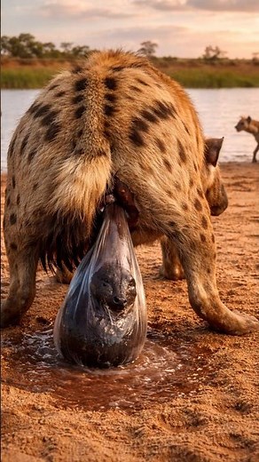 The secret of hyena birth that baffled scientists... You won't believe how the cub comes out! 🤯