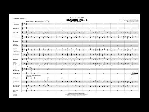 Mambo No. 5 by Damaso Perez Prado/arr. Jay Bocook