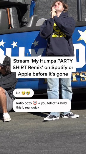 ‘My Humps - PARTY SHIRT Remix’ on Spotify Apple Music now ❤️🙏