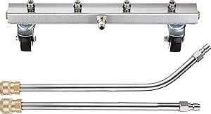 M MINGLE Pressure Washer Undercarriage Cleaner, Under Car Wash, with 45 Degree Angled Wand