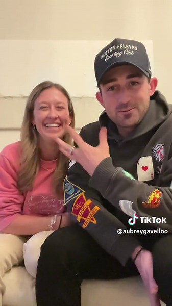 Aubrey Gavello TikTok: Wood and Aubrey Love Story Engagement Video