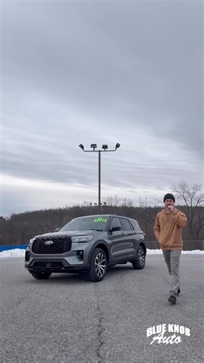 This 2025 Ford Explorer ST-Line means business🔥 Whether you need a family SUV or just a little extra flare without compromising space…this is the vehicle for you! Stop in today and see it for yourself 😁 #ford #carsales #explore | Blue Knob Auto Sales