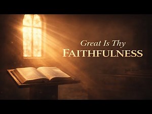 Great Is Thy Faithfulness (Hymn Cover) | Worship Song