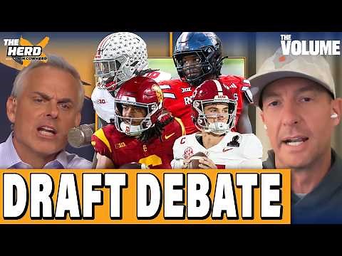 Colin Cowherd & Joel Klatt DEBATE NFL DRAFT: Simpson a 1st round QB? Buying Mendoza HYPE? | THE HERD