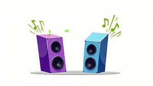 3d Cartoon Music Speaker Notes Melody Stock Footage Video (100% Royalty-free) 3754981353 | Shutterstock