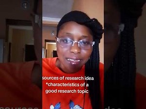 Sources of research topic