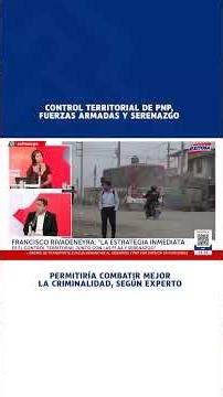 🔴🔵 Territorial control by the National Police, Armed Forces, and Municipal Security Forces would ...