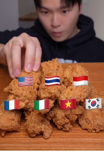 나라별 kfc치킨 먹방🍗 #mukbang #eating #asmr #food #foodasmr #먹방 #먹방asmr #chicken #kfc #tiktokfood #fyp