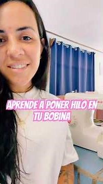 Cómo poner hilo en la bobina de tu máquina de coser Singer #costura #bobina #maquinadecostura