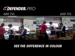 DEFENDER PRO - 480TVL vs 600TVL Ultra Hi-Res Cameras (Day Footage)