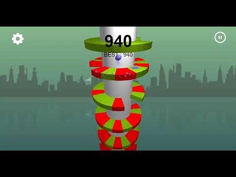 CrazyGames: Helix Jump (HTML5 Game) Gameplay
