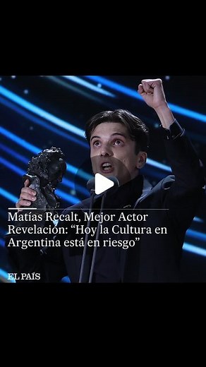 EL PAÍS | Matías Recalt, ganador del #Goya2024 a Mejor Actor Revelación por su papel de Roberto Canessa en ‘La sociedad de la nieve’, ha aprovechado... | Instagram