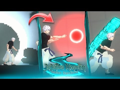 UPDATED GOJO | Moveset Added •Download Link• Melon Sandbox Mod