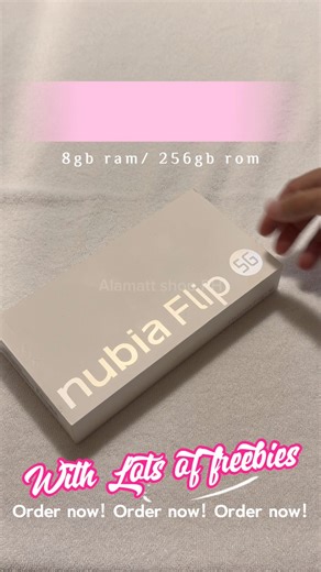 Limited stocks available! Nubia Flip 5G 📱 8GB RAM / 256GB ROM Huwag magpahuli — Order now! #alamattshopph #flipphone #nubiaflip5g #trending | Alamatt shop PH