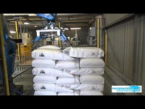 Complete Bagging & Robot Palletising System for Flour