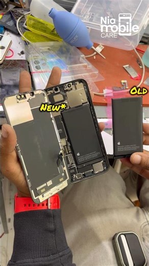 iPhone 13 battery replacement in Nia Mobiles #reels #smartphone #techtech #gadgetfreak