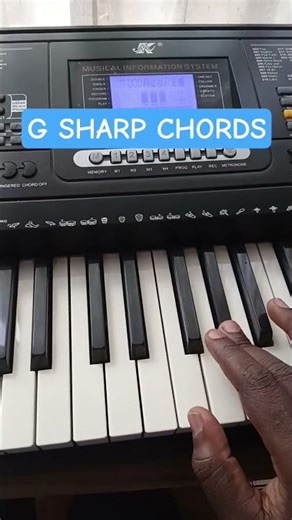 G sharp notes on Piano #piano #tutorials