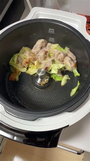 ラクラクッカープロ 野菜炒め