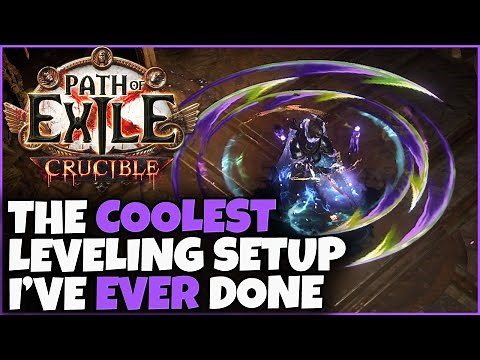 [POE 3.21] The COOLEST Leveling Setup I've Ever Played With - Auto Trigger Cold BV + MA ROA