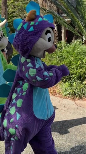Dinosaur Fun with Chip and Dale at Disneyland