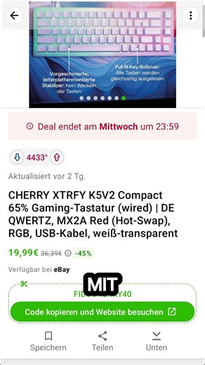 Ist das die günstigste Gaming-Tastatur ?! ⌨️ #mydealz