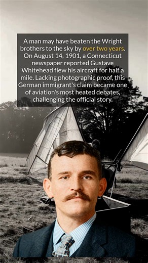 This man may have achieved powered flight two years before the Wright brothers. | The History Archives