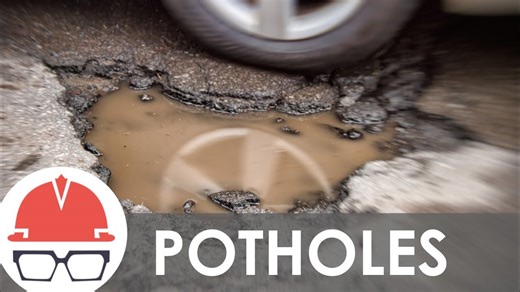 How Potholes Work and Why We Can Never Fully Stop Them