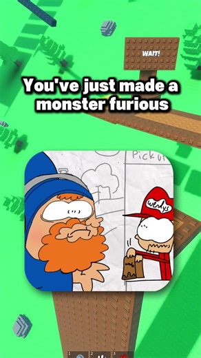 Choose one fruit to defeat the monster! #roblox #rblx #monster #robloxmemes #robloxrant