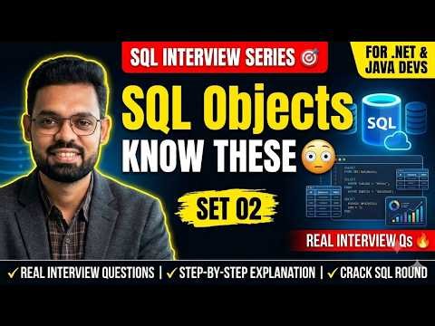 Part 2 | SQL Objects Explained (Views, SPs, Functions & Triggers) | SQL Interview Series 2026