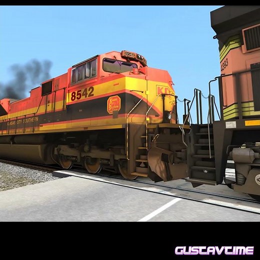 BNSF Train at HIGH Speed!