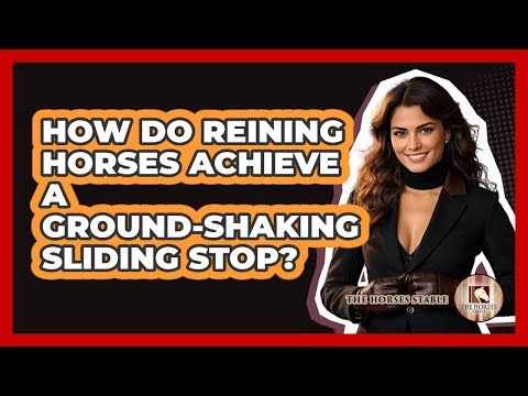 How Do Reining Horses Achieve A Ground-shaking Sliding Stop? - The Horses Stable