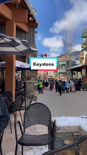 Keystone Village #colorado #keystone #keystonecolorado #keystoneresort #coloradocheck #skiresort #mountaintown #ski #fyp #skitown #coloradoliving