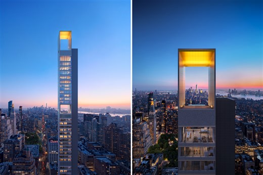 Photos of NY’s new 860ft residential skyscraper reveal infinity pool on top