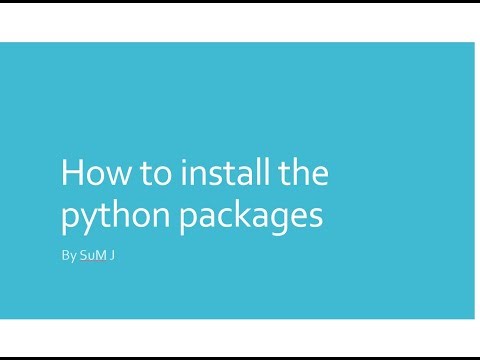 Packaged Right: Installing and Uninstalling with Python