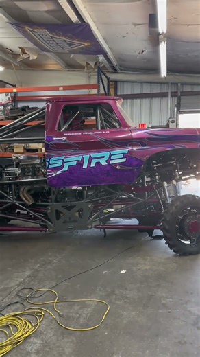 Monster Truck Tire Fix and Washing! Monster truck prep #monstertrucks #behindthescenes