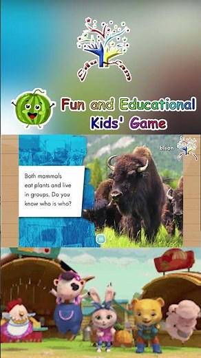 🦬🐃 Bison vs. Buffalo! | Who Has the Hump? | Animal Safari ❄️☀️