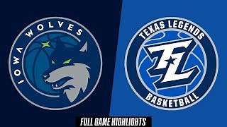 video Texas Legends – Iowa Wolves. Highlights (Baloncesto. NBA. G League) / 21 de marzo