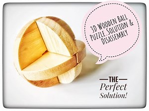 Wooden Ball Puzzle Solution and Disassembly.**Wooden 3D ball puzzle.**Wooden Box puzzle.