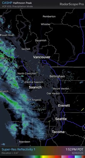 Rain/showers inbound - 3 pm Thursday | Whatcom County Weather