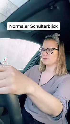 Den Schulterblick richtig anwenden! 😂