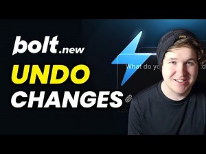 How To Revert Changes in Bolt.new - Undo Changes In Bolt