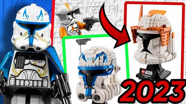 LEAKED 2023 Captain Rex and Commander Cody Helmet Sets...